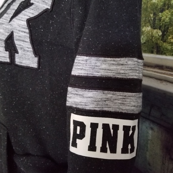 Pink Victoria's Secret Sporty Hoodie Sweatshirt XS - Picture 2 of 4
